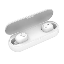 Ecouteurs Bluetooth 5.0 Sport Sans Fil Stéréo HIFI Réduction De Bruit Blanc YONIS