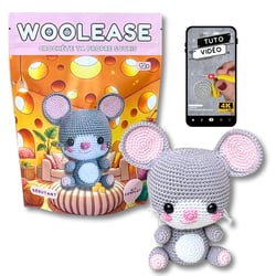 Kit de Crochet - Tuto Vidéo 4K - Sophie la Souris | My Woolease