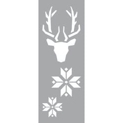Graine Créative - Pochoir 15 x 40 cm Tête de cerf