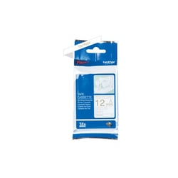 Ruban en tissu non adhésif brillant doré blanc 12 mm P-Touch - Brother