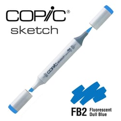 Copic - Marqueur à l'alcool Copic Sketch FB2 Fluorescent Dull Blue