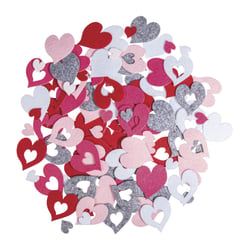 Sticker en feutrine Coeurs 105 pièces