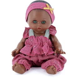 Poupée Petit Câlin métisse 28 cm Lya - Petitcollin