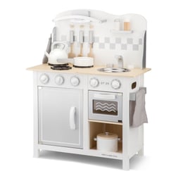 Kitchenette Bon Appétit blanche argent - New Classic Toys