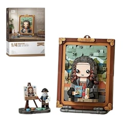 Jeux De Construction - Loz - Les Tableaux Décalés - La Jeune Fille Aux Chips -