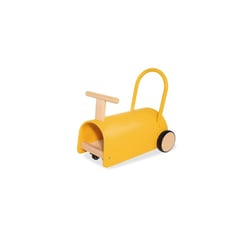 Trotteur porteur Enzo en bois - jaune