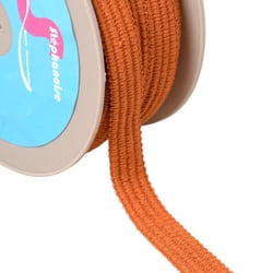 Galon quatre cordons 15mm orange rouille au mètre