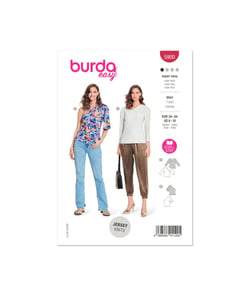 Patron Burda 5900 - Tee-shirts cintrés du 34 au 44 (FR) taille n°FR 34-44