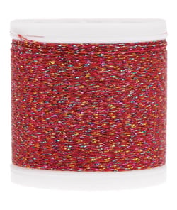 Fil à broder Métallisé N° 40 - 200M - Rico Design Rouge