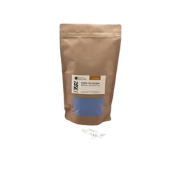 Sable de bougie bleu avec 10 mèches - 250 g