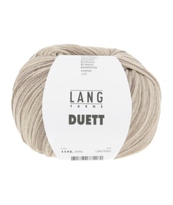 Fil à crocheter 100% Coton DUETT - Lang Yarns 96 Marron