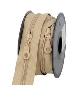 Fermeture à Glissière Spirale N°5 avec Curseur – Milward (vendue par 30 cm) 156 Marron