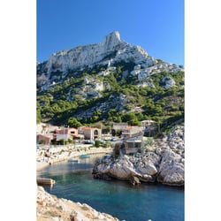 Tableau sur toile calanque de Callelongue à Marseille 30x45 cm