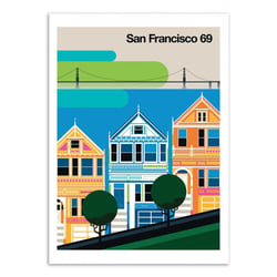 Affiche 50x70 cm - San Francisco 69 - Bo Lundberg