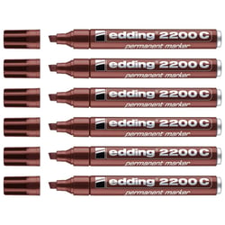Marqueur permanent 1-5 mm - EDDING - Marron