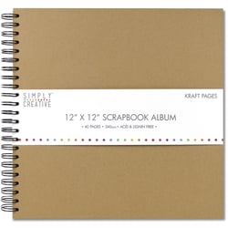 Scrapbook Album Plain, 30,5x30,5cm, 40 pages