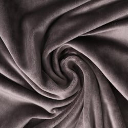 Tissu Velours d'ameublement extensible Alcéa uni Gris