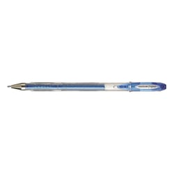 Roller encre gel UNI-BALL Signo UM120SP - Bleu Pailleté - Pointe large 1 mm - Lot de 12