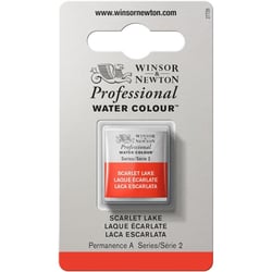 Aquarelle Professionnelle Extra-Fine - 1/2 Godet - Laque écarlate - 603 - Winsor Et Newton