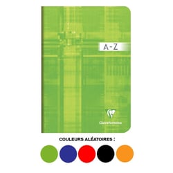 Carnet - Répertoire pour le vocabulaire - A5 - Sans spirale - 96 pages - Ligné + Marge centrale - Clairefontaine