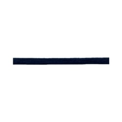Bobine 50m queue de rat tubulaire polyester 5mm Bleu marine