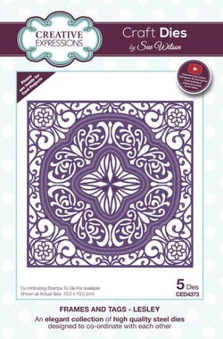 Matrices de découpe - Fond et cadre décoratifs - 5 dies - Creative Expressions
