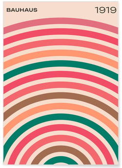 Affiche Bauhaus 8 | A3 : 29,7x42cm