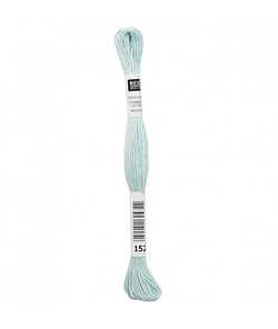 Fil à broder mouliné Uni - Rico Design 152 Bleu