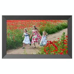 Cadre Photo Numérique Connecté 15.6 Pouces LED HD 32GB Android Support Téléphone Noir YONIS