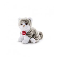 Peluche Chat Blanc et Gris S - Trudi