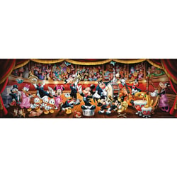 Puzzle panorama mickey chef d'orchestre 1000 pieces - collection disney - clementoni - 39445