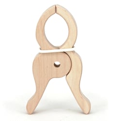 4 pinces géantes en bois - Speelbelovend