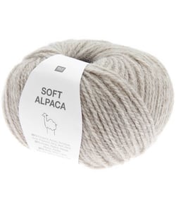 Pelote de laine et Alpaga SOFT ALPACA - Rico Design 09 Beige