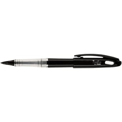 Feutre plume PENTEL Tradio Black & White - Encre noire - Pointe plastique 0,4-0,7 mm