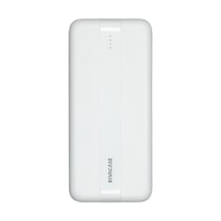 Rivacase Powerbank 10000mAh 2 USB-A/USB-C FastCharge 10W avec 4 Indicateurs LED Blanc