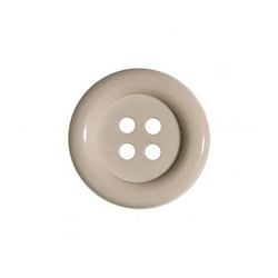 Lot de 3 boutons Clown beige 38mm