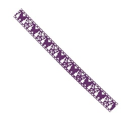 MégaCréa DIY - Ruban adhésif fantaisie 1,5 cm x 1 m paillons violet