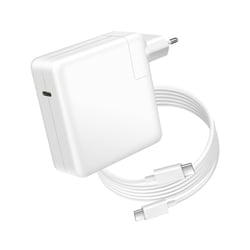 Avizar Chargeur pour Galaxy Book3 / 4 Ultra USB-C 96W + Câble 1,8m Blanc