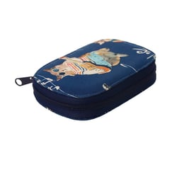 Pochette à couture 14cm x 9,5cm chat musicien