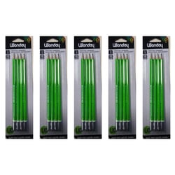 Lot de 5 Blister de 4 Crayons Graphite HB - WONDAY - Bois - Corps Vert ou Rouge
