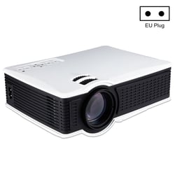 Vidéoprojecteur LED Portable 1800 Lumens Avec Télécommande Pour Home Cinéma Blanc YONIS
