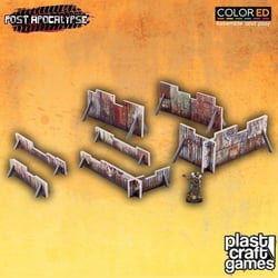 Post Apocalypse ColorED - Maquette pour jeu de figurines 28 mm Rusty Barricades