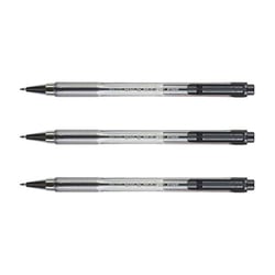 Stylo Bille Rétractable BPS-Matic Pointe Fine Noir Noir Pilot