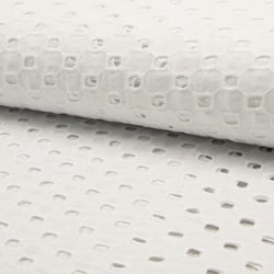 Tissu Broderie anglaise Deluxe n°850 sur fond Blanc