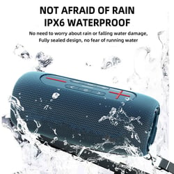 Enceinte Bluetooth Portable 55W Étanche IPX6 Son Haute Fidélité Autonomie 7h Vert YONIS