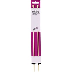 2 Aiguilles À Tricoter En Bambou 35 cm - Ø 4,5 mm