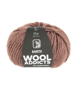 Pelote de Laine et Alpaga à tricoter EARTH - Wool Addicts 0075 Orange