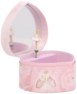 Grand Coeur Musical Ballerine Rose - Trousselier