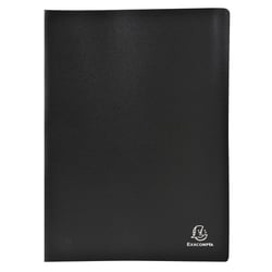 Porte-vues - 160 vues - 80 pochettes - Noir - A4 - Souple - Exacompta