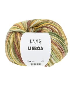 Pelote de Coton à tricoter LISBOA - 100gr – Lang Yarns - 100% coton, légèreté et éclat inspirés du Portugal 05 Multicolore